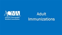 Joseph Zachariah - Adult Immunizations courses available download now.