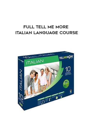 Full Tell Me More Italian Language Course courses available download now.