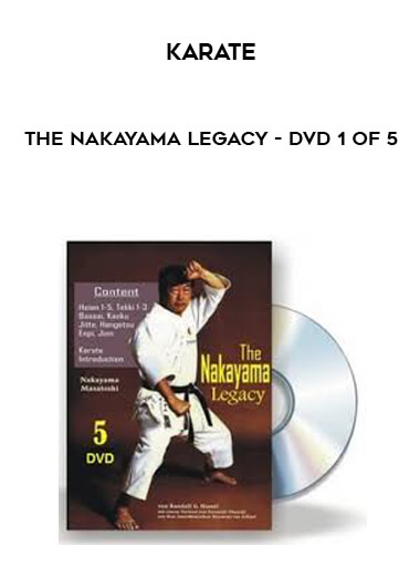 Karate - The Nakayama Legacy - DVD 1 of 5 courses available download now.