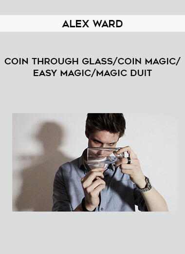 Coin Through Glass by Alex Ward/coin magic/easy magic/magic duit from https://lezedu.com